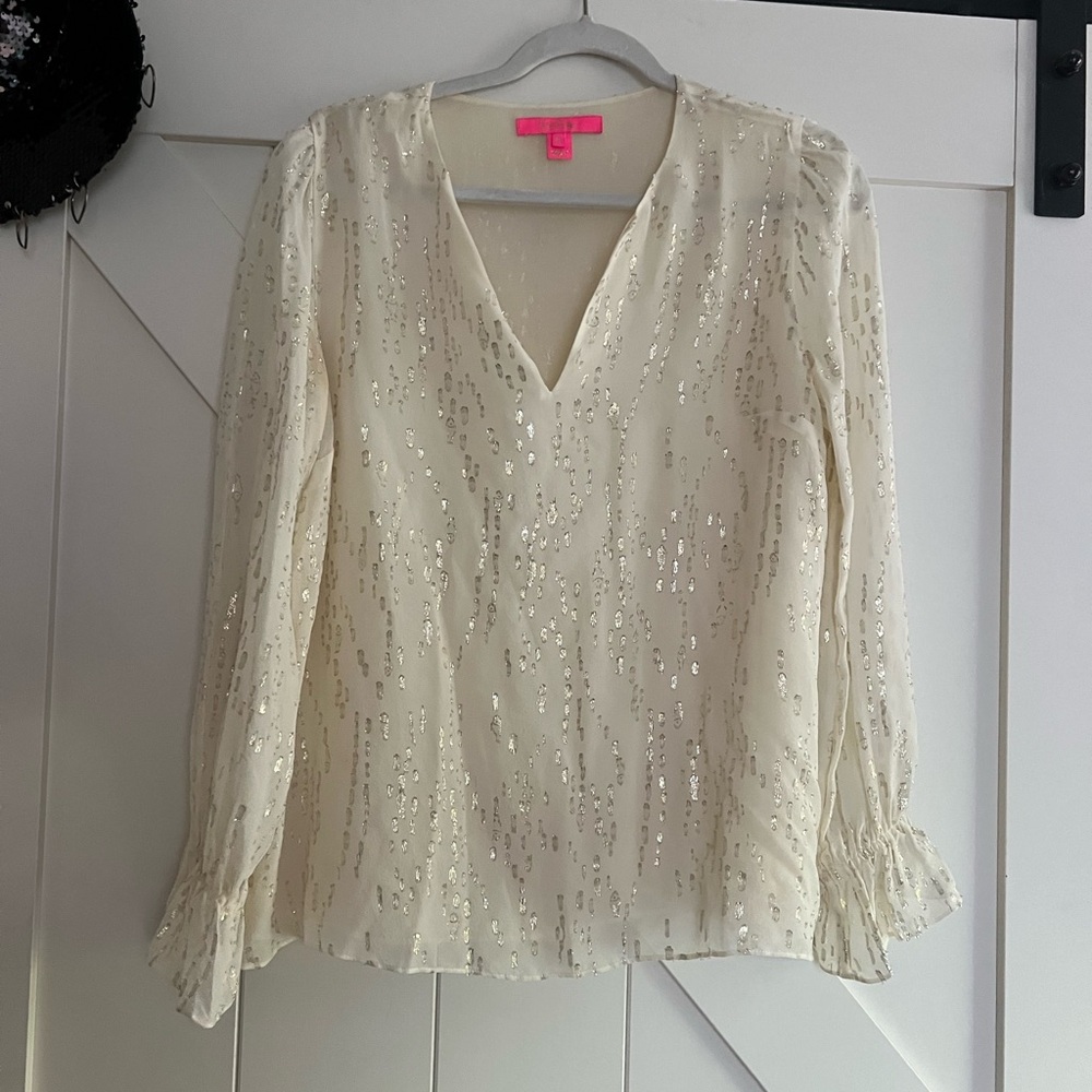 Lilly Pulitzer Silk Top (DRY CLEAN ONLY)